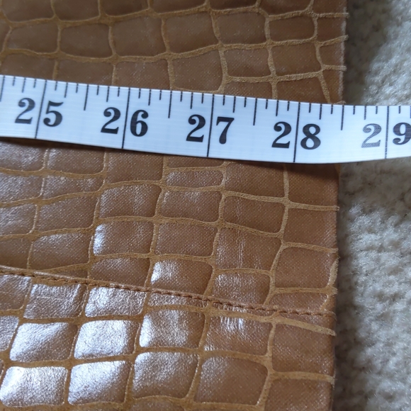 Leather embossed jkt NWT - Picture 6 of 7